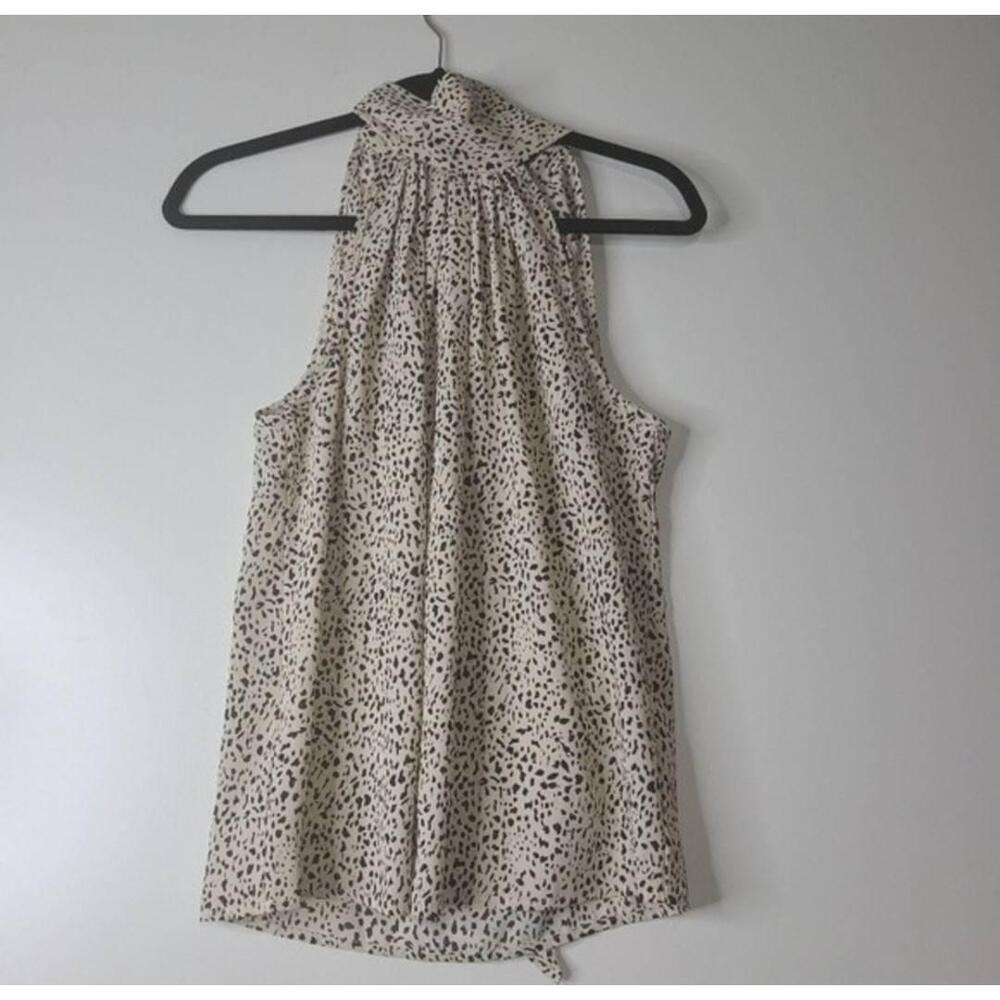 Bishop + Young Leopard Print Halter Sleeveless Bo… - image 4